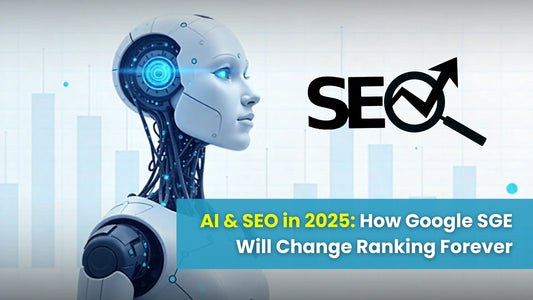 Robot is shown with SEO written on right.