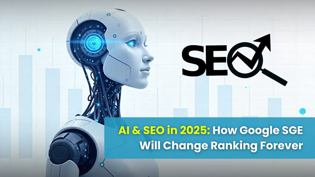 Robot is shown with SEO written on right.